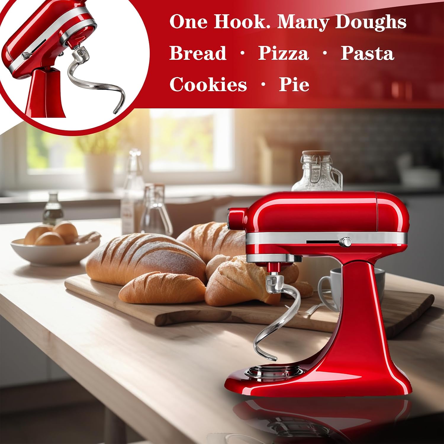 Kitchenaid Mixer Hand Mixer - KitchenAid Tilt-Head Stand Mikserleri için Paslanmaz