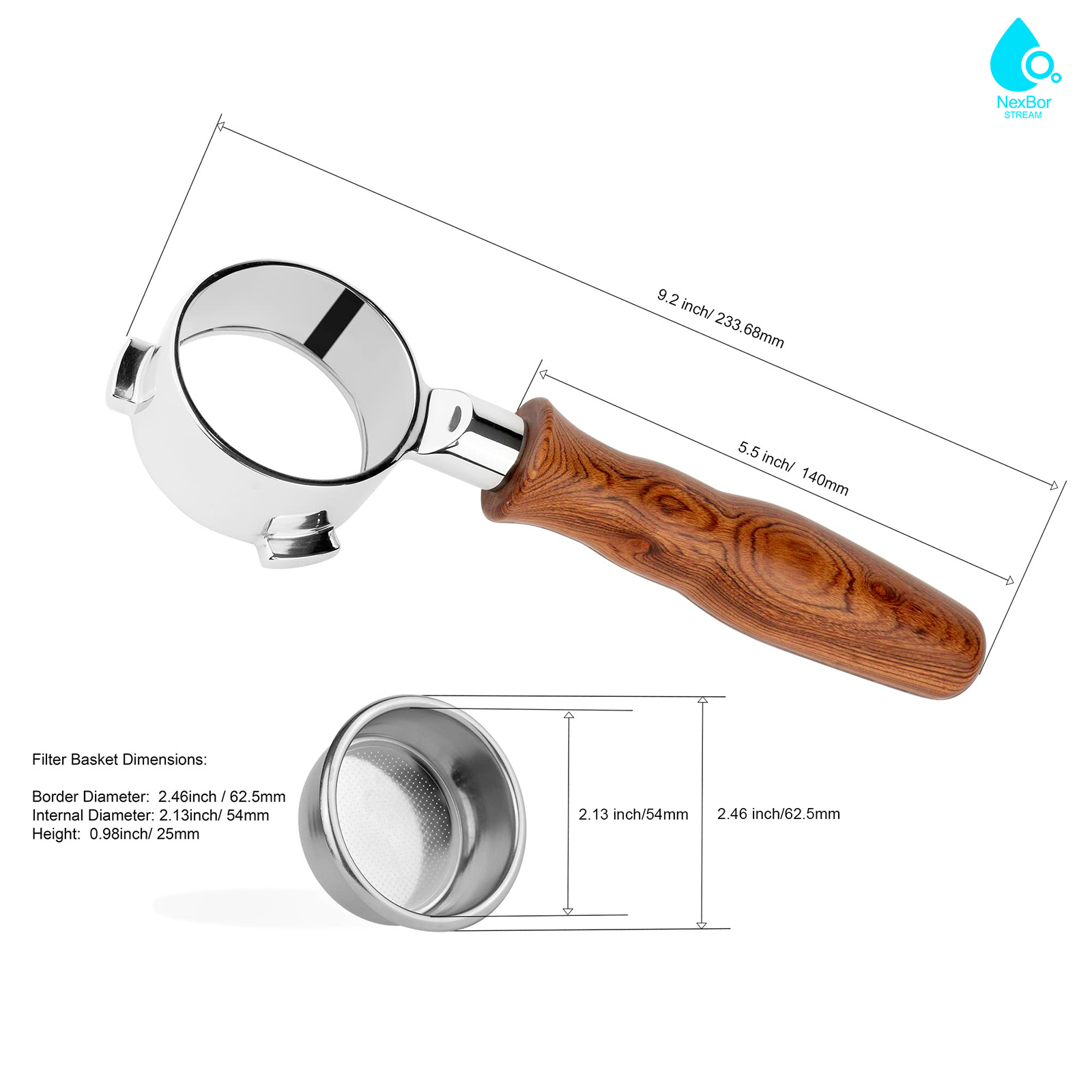 54 mm Tabanı Açık Portafilter, - Breville Espresso Barista Touch incelemesi ve fiyatı