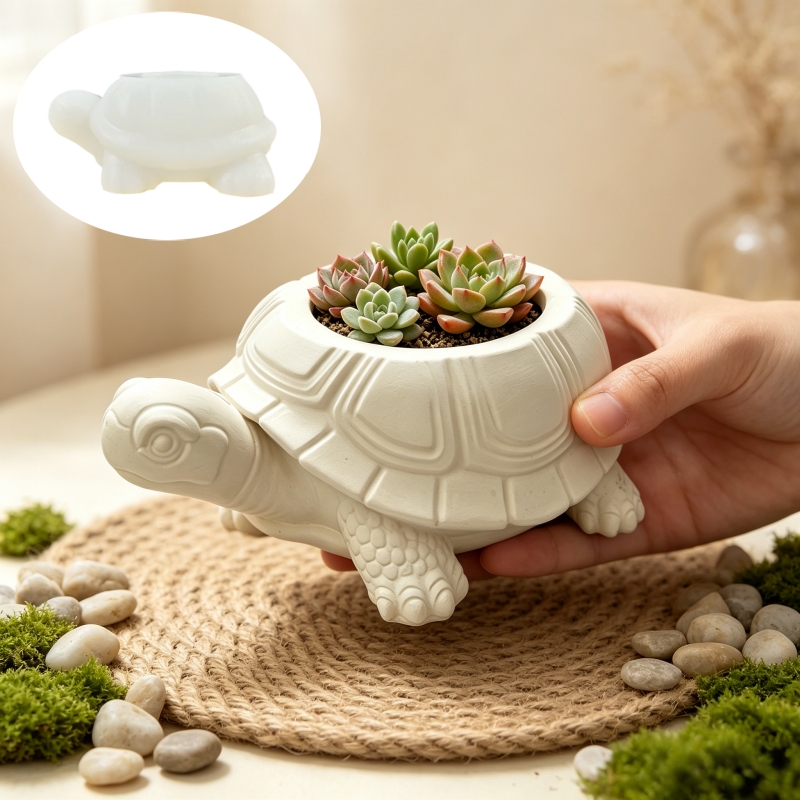 Kaplumbağa şekilli sukulent bi - Potsticker Mold incelemesi ve fiyatı