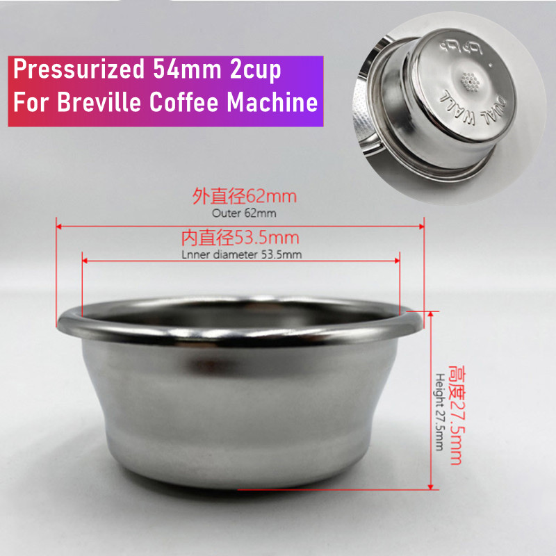 54mm Çift Katmanlı Basınçlı Fi - Breville Espresso Bes870 incelemesi ve fiyatı