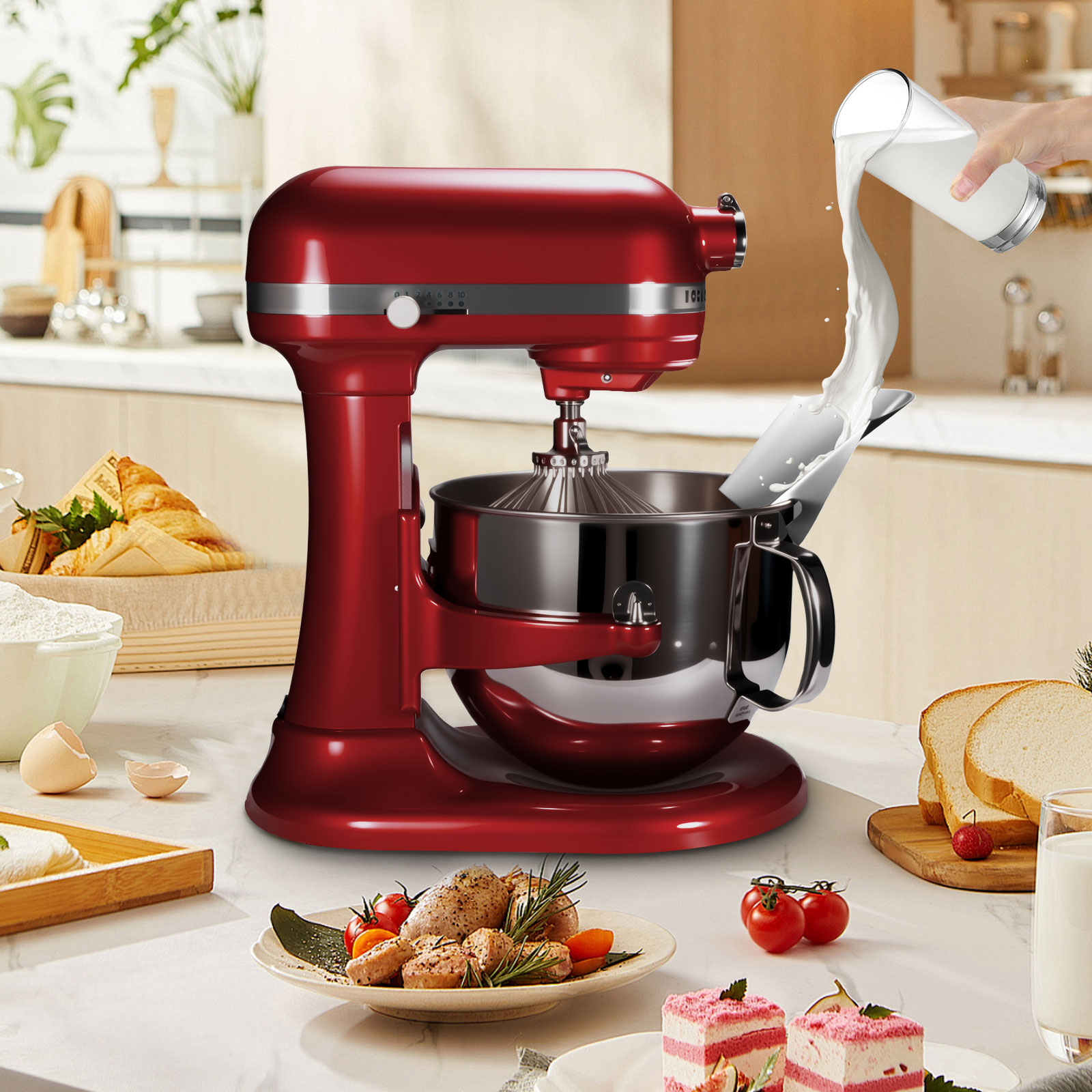 Stand Mikserleri için 1 adet P - Kitchenaid Mixer Hand Mixer incelemesi ve fiyatı
